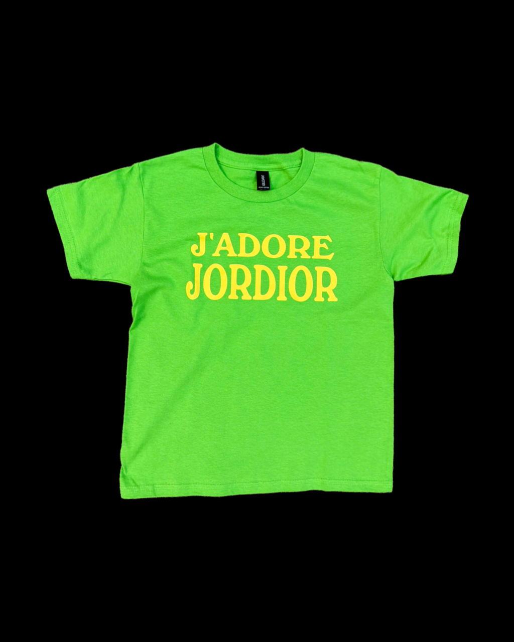J'ADORE JORDIOR - Green Cropped Tee