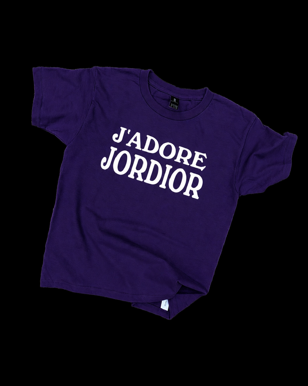 J'ADORE JORDIOR - Purple Cropped Tee